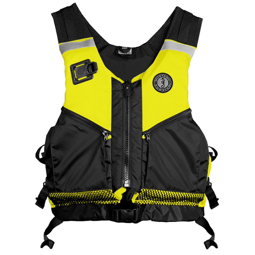 Mustang Operations Support Water Rescue Vest  Fluorescent YellowGreenBlack  MediumLarge MRV050WR251ML216