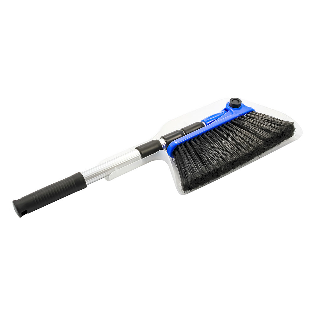 Camco RV Broom  Dustpan  Bilingual 43623