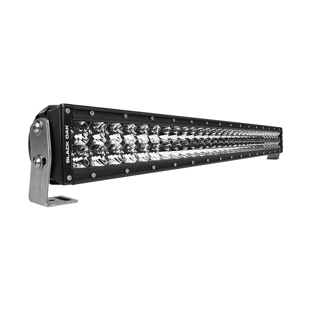 Black Oak Pro Series 30 Double Row 30 LED Light Bar  Combo Optics  Black Housing 30CD5OS