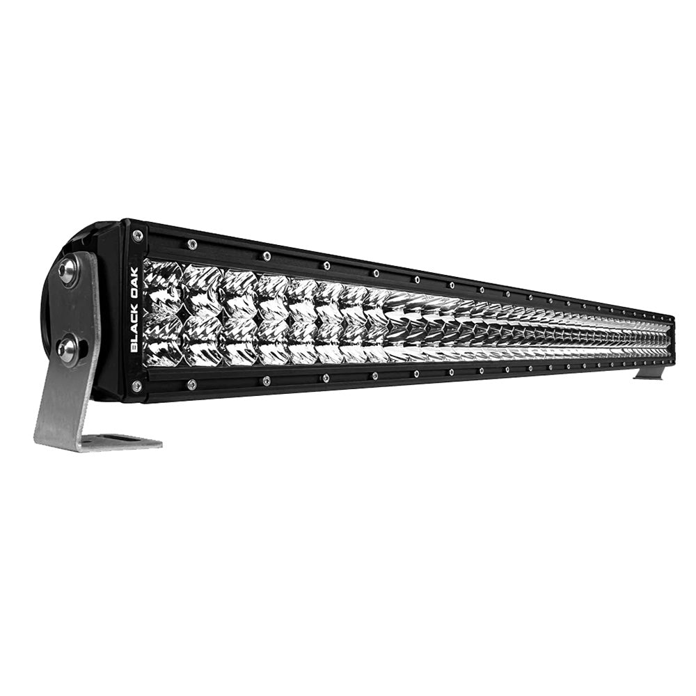 Black Oak Pro Series 30 Double Row 40 LED Light Bar  Combo Optics  Black Housing 40CD5OS