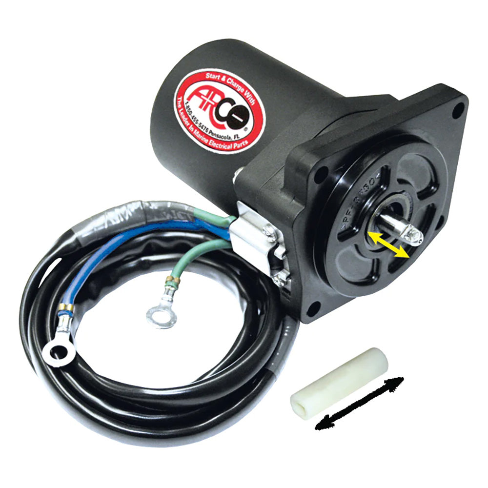 ARCO Marine Replacement Outboard Tilt Trim Motor  Yamaha4 Bolt 58 Flat Blade Shaft 6258