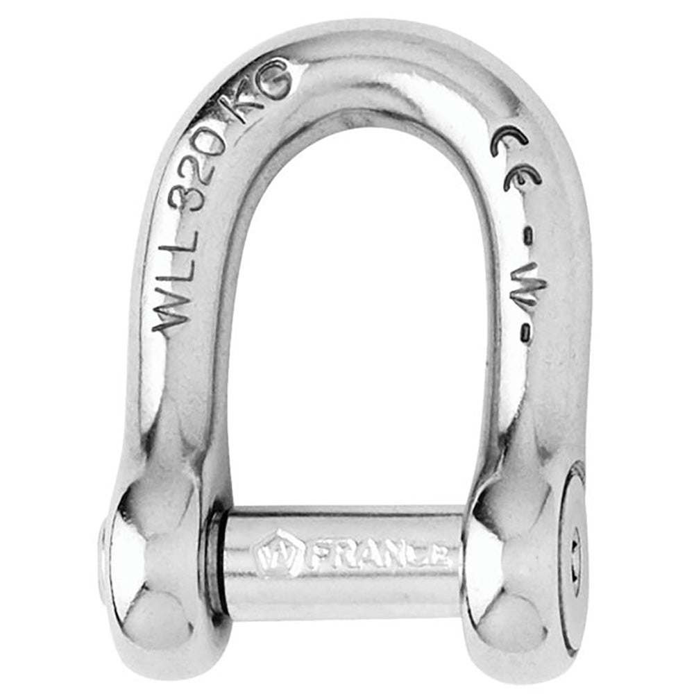 Wichard SelfLocking Allen Head Pin D Shackle  6mm Diameter  14 1303W