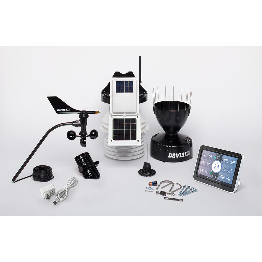 Davis Vantage Pro2 Wireless Weather Station wWeatherLink Console  24hr Fan Aspirated Radiation Shield 6253