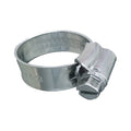 Trident Marine 316 SS NonPerforated Worm Gear Hose Clamp  38 Band  7162132 Clamping Range  10Pack  SAE Size 4 7050561