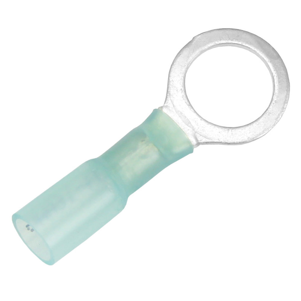 Pacer 1614 AWG Heat Shrink Ring Terminal  38 Stud Size  25 Pack TE1438R25