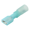 Pacer 1614 AWG Heat Shrink Female Disconnect  100 Pack TDE14250FI100