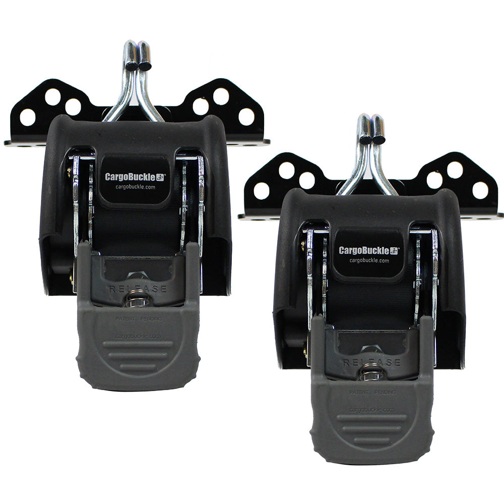 CargoBuckle Universal Ladder Rack TieDown System  2 Retractable TieDown  1 Pair F153180