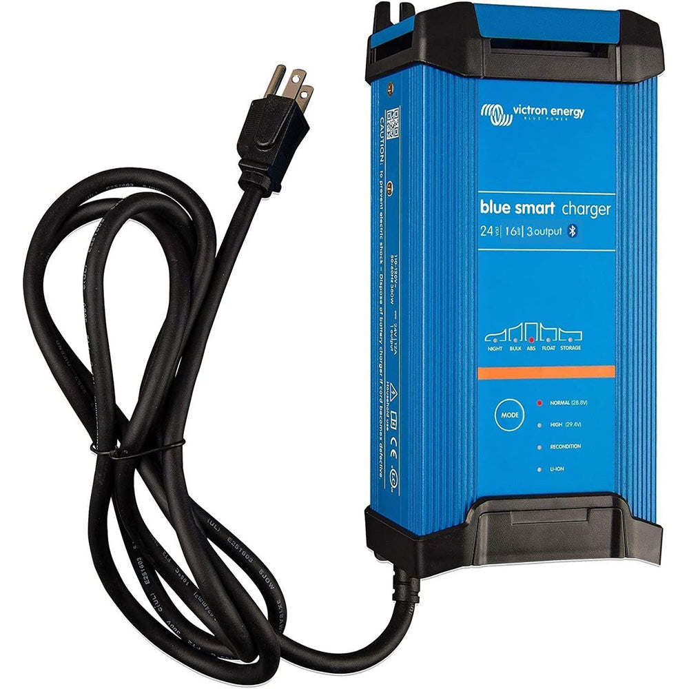 Victron Blue Smart IP22 24VDC 16A 3 Bank 120V Charger  Dry Mount BPC241648102
